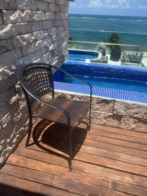 Bonita Habitacion Con Pequena Piscina A Aire Libre Puerto Morelos Luaran gambar