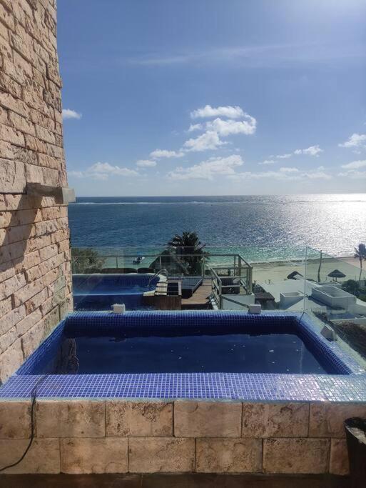 Bonita Habitacion Con Pequena Piscina A Aire Libre Puerto Morelos Luaran gambar